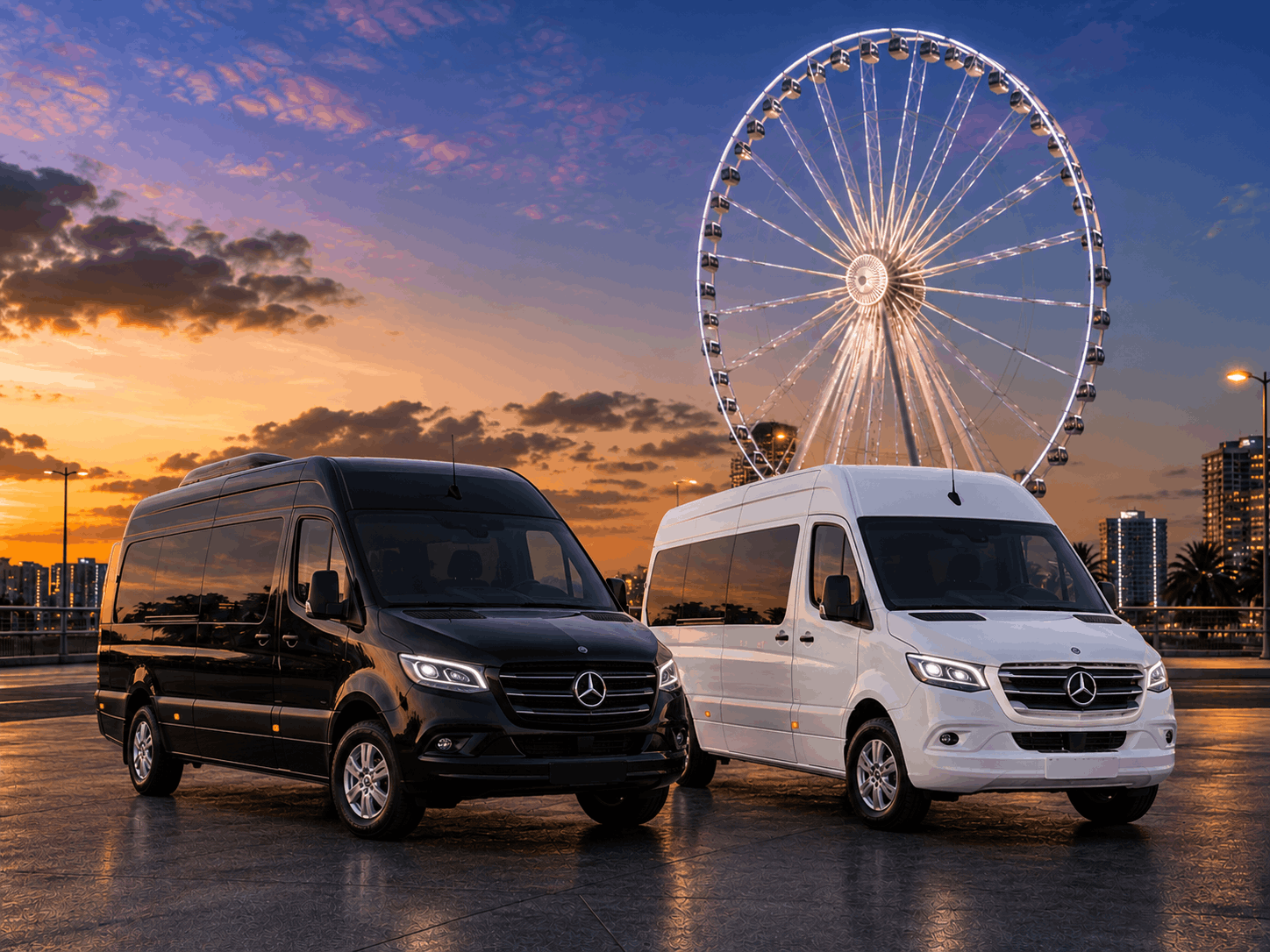 Vans ejecutivas para transporte empresarial y traslado de equipos